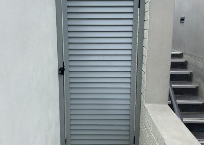 Horizontal Slatted Aluminium Gate