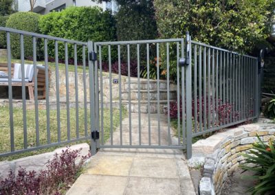 Powder Coated Aluminium Flat Top Fencing and Gates