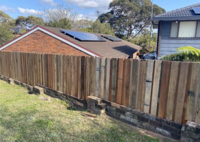 Hardwood Lapped Paling Fence