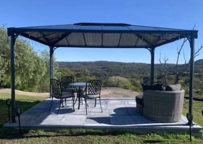 Custom Gazebo Construction for Patio Area