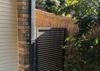 Horizontal Slatted Aluminium Gate