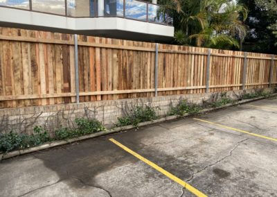 Hardwood Lapped Paling Fence