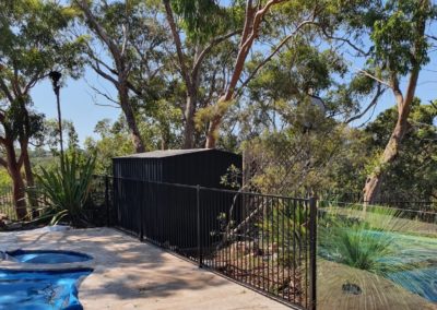 Frameless Glass and Powder Coated Aluminium Pool Fencing